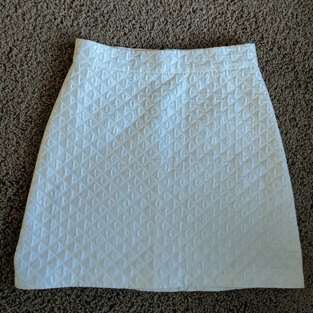 Topshop textured mini skirt
